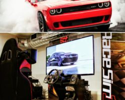 Hellcat… Come try to control the Beast at RaceSim1 :)
