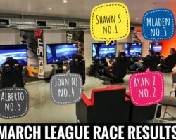 March League Race Results